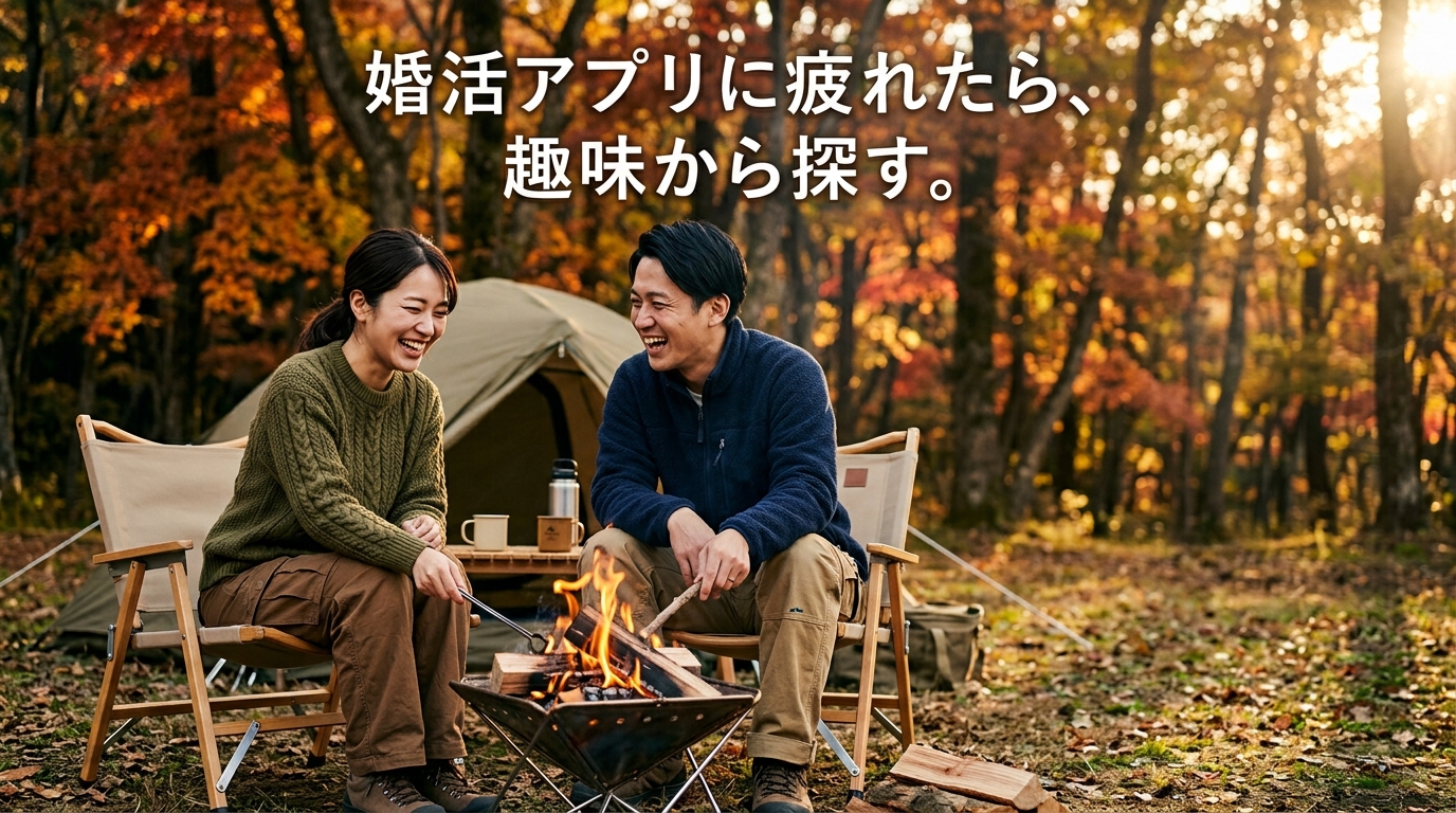 条件で選ぶ婚活アプリに疲れた30〜40代へ｜イククルで「趣味が合う人」から探すという選択肢。業者の見分け方も解説